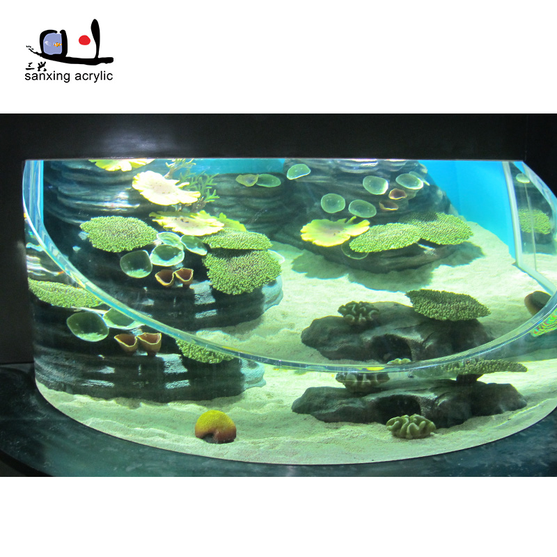 Round Aquarium cylindrical fish tank Large Cylinder Acrylic Aquariums