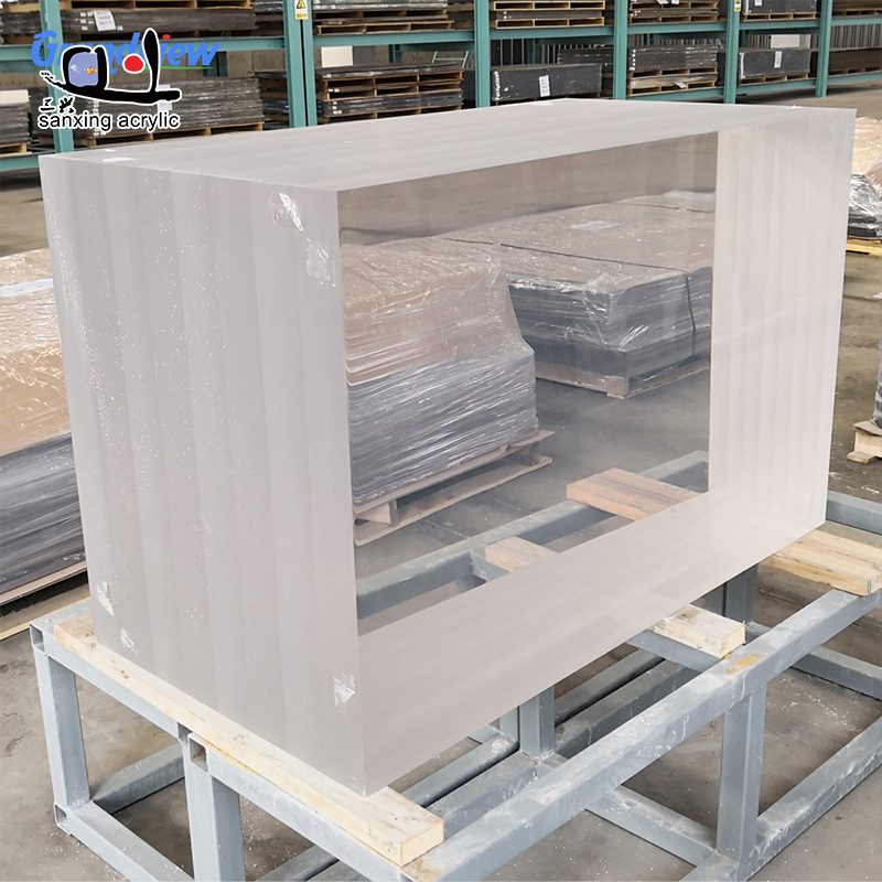 customized transparent perspex extruded clear cast acrylic sheet with hole