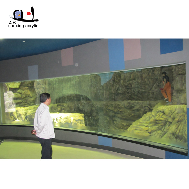 Round Aquarium cylindrical fish tank Large Cylinder Acrylic Aquariums