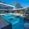 Excellent Polished acrylic swimming pool glass wall panels 